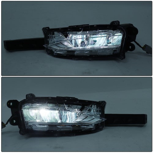 DURAFORCE Left+Right LED DRL Lamp Clear For RX350 RX450h Lexus 2020 2021 2022 Fog Light