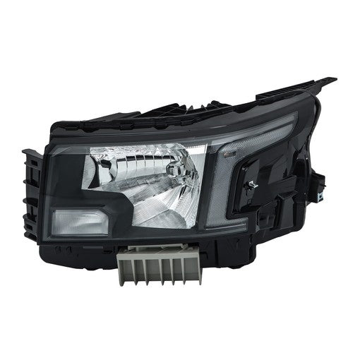 DURAFORCE Headlamp Left Side Headlight No Bulbs For Nissan Frontier 2022 23 Black Halogen