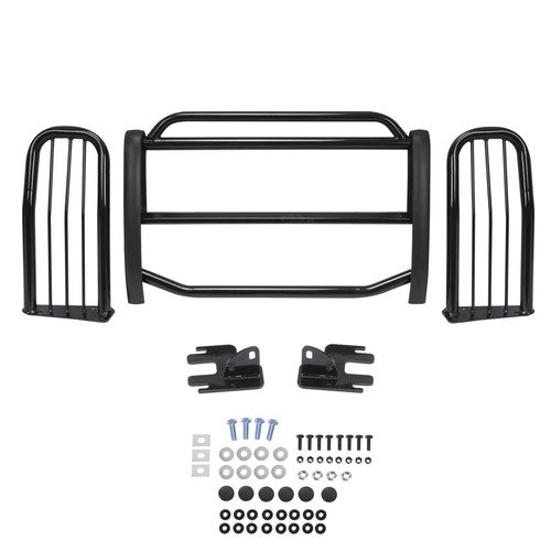 Black Brush Grill Grille Guard Bumper for Hummer H3 2006 2011