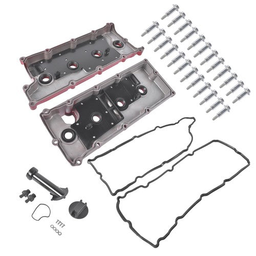 DURAFORCE Pair Engine Valve Cover w/ Gasket for Infiniti FX45 M45 Q45 2002-2010 13264AR010