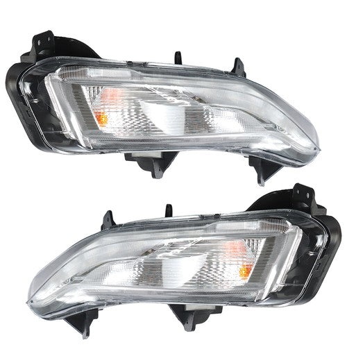 DURAFORCE For Chevy Malibu 2019-2022 Bumper Turn Signal Lights W/LED DRL Fog Lamps RH&LH