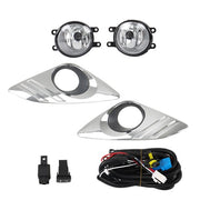 DURAFORCE Halogen Fit For Toyota Camry L LE XLE 2012-2014 LH&RH w/Wiring+Switch Fog Lights