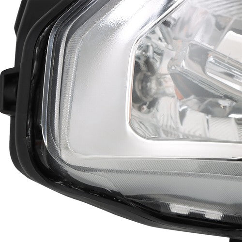 DURAFORCE Fit For Ford F-150 2018 2019 2020 LH+RH Headlights Headlamps Clear Lens Halogen
