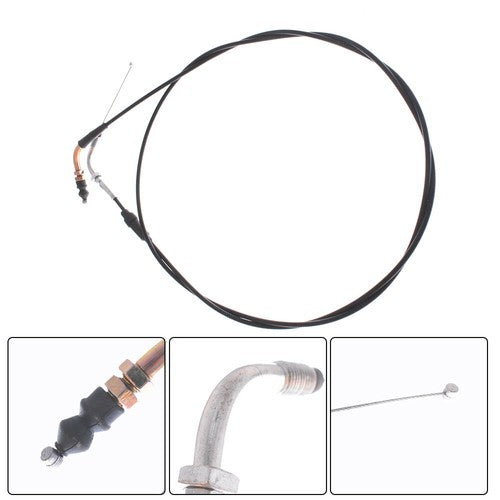 DURAFORCE Throttle Cable Gas Cable 72" Fits For GY6 50cc 150cc QMB139 Scooters Moped