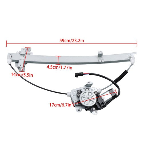 DURAFORCE For Nissan Pathfinder 1996-00 Power Window Regulator w/Motor Front LH 741-908