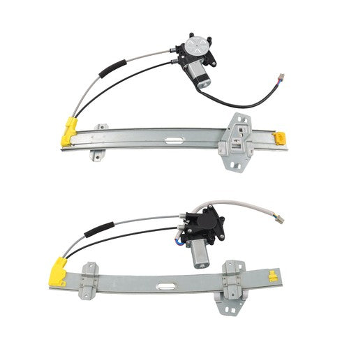 DURAFORCE Power Window Regulator For Honda Accord 1994-1997 Sedan Front w/Motor 2Pcs
