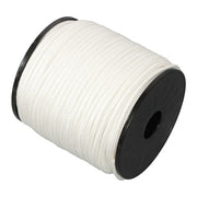 DURAFORCE 1/4 Inch 250ft White Nylon Solid Braid Rope Abrasion Resistance High UV