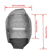 DURAFORCE Driver Bottom Seat Cover Gray Suitable For Ford F250 F350 2001-2007 Truck NEW