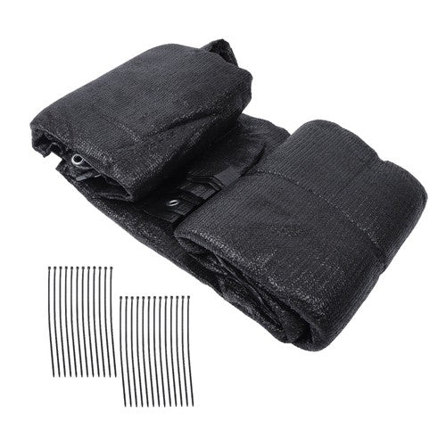 DURAFORCE 4FT by 25FT Heavy Duty Garden Privacy Fence Barrier Net With Zip Ties