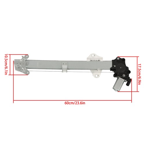 DURAFORCE 751-607 Front Passenger Side Window Regulator w/ Motor For Honda Accord 2013-16