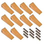 DURAFORCE 23 230 Series 230S Bucket Teeth with 23TF/23FP Flex Pins for Excavator 10 Piece