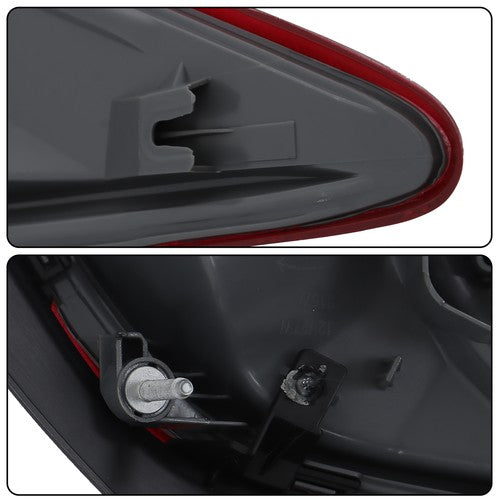 DURAFORCE Passenger Right Side Tail Lamp Assembly LED For Nissan Altima 2013 Replacement