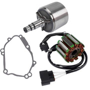 DURAFORCE Engine Stator Coil Magneto Rotor Assy w/ Flywheel Gasket for Yamaha YZF R1 04-08