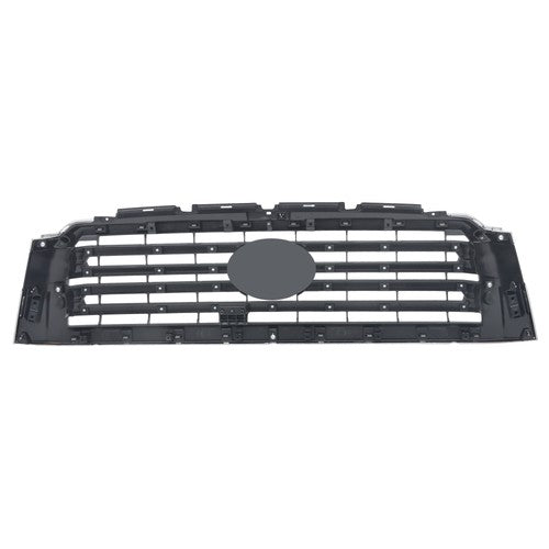 DURAFORCE Front Bumper Upper Grille Chrome New Fit For Toyota Sequoia 2018 19-22 Plastic