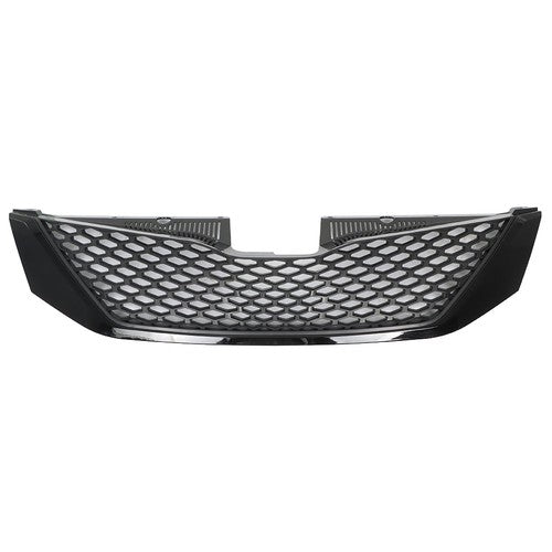 DURAFORCE Front Upper Grille Grill Honeycomb ABS Plastic Black For Toyota Sienna 2011-2017