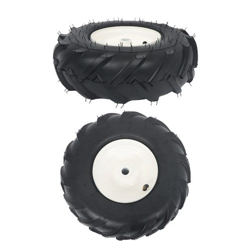 DURAFORCE 13x5.00-6 inch Lawn Mower Tires and Wheels (3/4'inch Axle Diameter) 2pcs