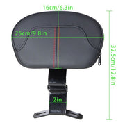 DURAFORCE Front Driver Rider Backrest Fit For CVO Touring Road King Glide FLHR 2009-2022