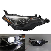 DURAFORCE Headlight Assembly Projector For Toyota Corolla 2017-2019 Halogen Black Right
