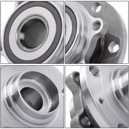 DURAFORCE 4pcs Front Rear Wheel Bearing Hub FWD For Volkswagen Passat Jetta Tiguan Audi TT