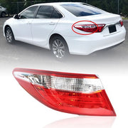 DURAFORCE Halogen Outer Tail Light Brake Lamp For Toyota Camry 2015 2016 2017 Driver Side