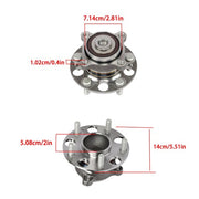 DURAFORCE 2pc For Honda Accord 2008-2012 For Acura TSX 2010-2014 V6 Rear Wheel Hub Bearing