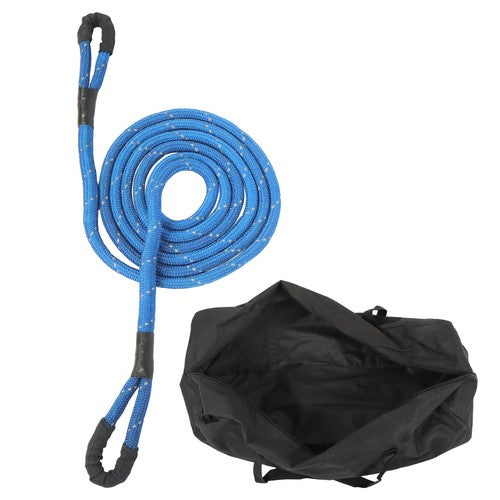 DURAFORCE 30000 LBS Blue Recovery Power Tow Rope 7/8" x 30' Energy Truck Tow Snatch Strap