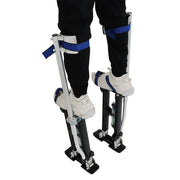 DURAFORCE 18"-30" Stilt Aluminum Alloy Stilts Adjustable Drywall Stilt Painting Tool Black