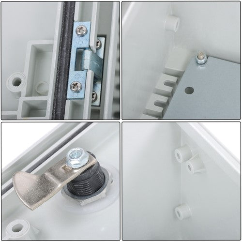 DURAFORCE NEMA Type 3 Fiberglass electrical enclosure 20×16×8" IP65 Outdoor Electrical Box