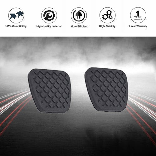 DURAFORCE For 86-14 Honda Acura Civic del Sol CRX Integra 2X Brake Clutch Pedal Pad