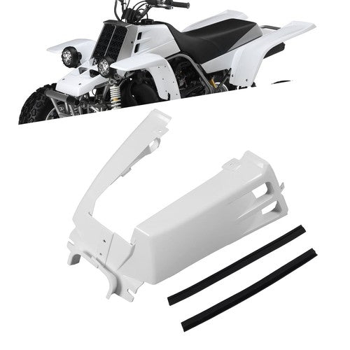 DURAFORCE Left Right Gas Tank Side Covers Plastic for Yamaha Banshee 350 87 06 White