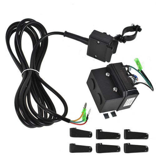 DURAFORCE 12V Solenoid Relay Contactor and Winch Rocker Thumb Switch Combo Set for ATV