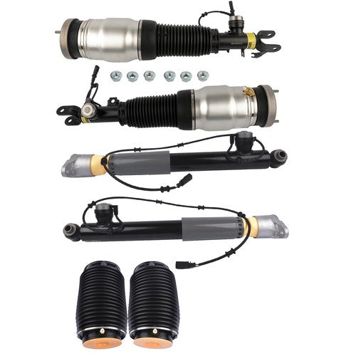 DURAFORCE Fit for Hyundai Equus 2011-2016 Shock Absorber Struts + Air Spring Bags Set of 6