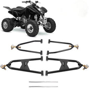 DURAFORCE For Arctic Cat 400 2005-2008 Black + Silvery Steel Front Left and Right A Arm