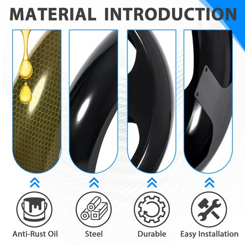 Painted 26 Inch Wheel Wrap Front Fender for Harley Touring Street Glide Bagger