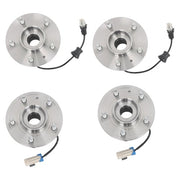 DURAFORCE Front + Rear Wheel Bearing Hubs Assembly Kit For Chevy Equinox Captiva Sport