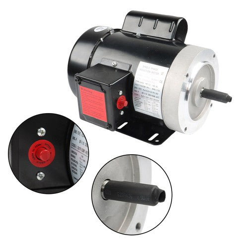 DURAFORCE Electric Motor 1/2HP 56C 1725RPM Single Phase TEFC 60HZ General Motor 5/8" Shaft
