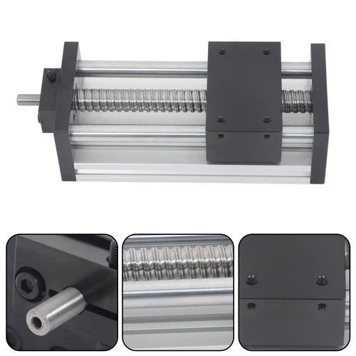 DURAFORCE Dual Slide Linear Module Sliding Table SFU1605 Ballscrew 100mm Effective Linear