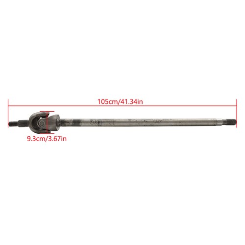 DURAFORCE For Jeep Wranger JK D30 07-17 447-00263L Front Left Driver Side Shaft Assembly