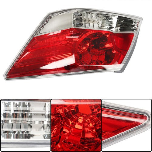 DURAFORCE Tail Light for Honda Accord 2008-2011 2012 Passenger Right Side Lamp Halogen