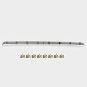 DURAFORCE Hood Molding Trim Moulding Chrome For 07-13 GMC Sierra 1500 2500 3500 GM1235109