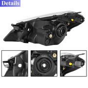 DURAFORCE For Toyota Yaris/Vitz Hatchback 2012-2014 Chrome Headlights Left & Right Side