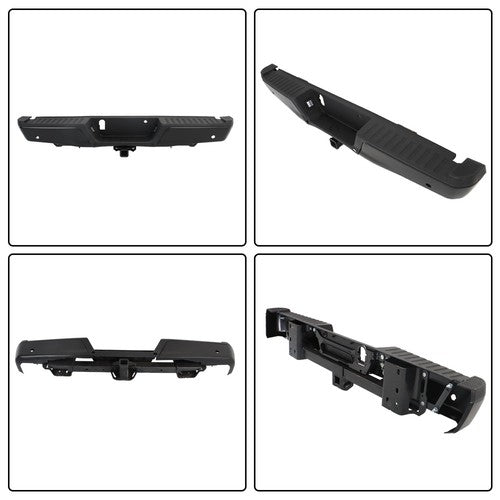 DURAFORCE Primered Rear Step Bumper Assembly For Ford F-150 2015-2020 w/ Park & Tow