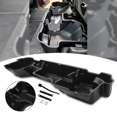 DURAFORCE Underseat Storage Case Box For 19-25 Dodge Ram 1500 Crew Cabs New Body Style