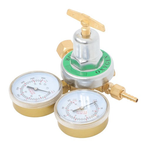 DURAFORCE Brass Oxygen Regulator CGA540 Pressure Gauge Victor Type Solid Brass
