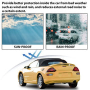 DURAFORCE For Mitsubishi Eclipse 2000-05 Convertible Soft Top & Heated Glass window Black
