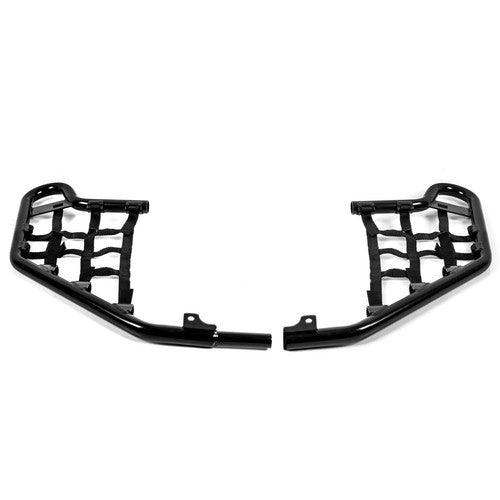 Black Aluminium Standard Nerf Bars Guard With Nets for Honda TRX 700XX 2008 2009