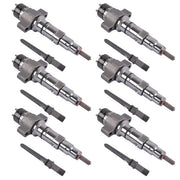 DURAFORCE 6Pcs Diesel Fuel Injectors For Cummins Automotive 8.9L ISL ISC Engines 5579409PX