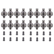 DURAFORCE 16Pcs 17-4PH Stainless Steel Rocker Arms for Pontiac 287-455 V8 4.3L 1.65 Ratio