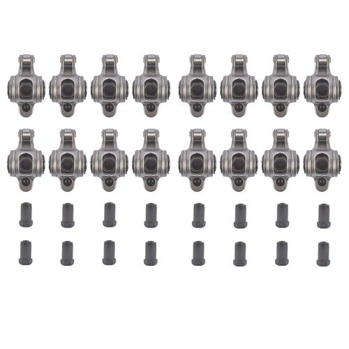 DURAFORCE 16Pcs 17-4PH Stainless Steel Rocker Arms for Pontiac 287-455 V8 4.3L 1.65 Ratio