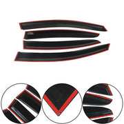 DURAFORCE Window Visors Deflector Guard Acrylic Visor Guard Fit For Subaru WRX STI 2015-19